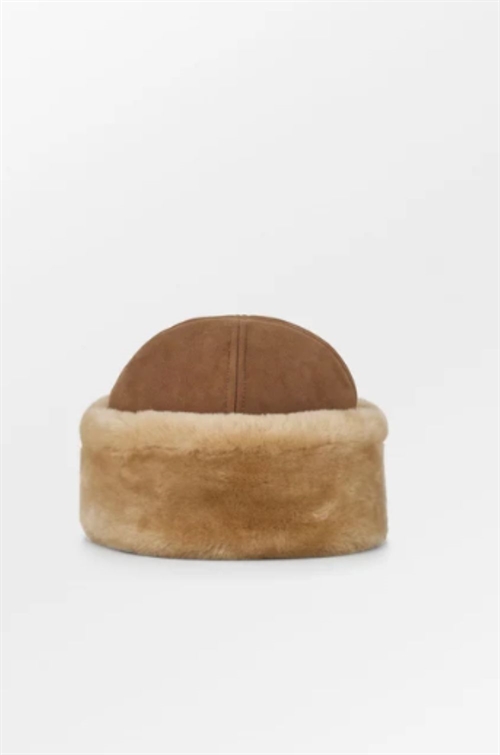 BECK SØNDERGAARD DORA SHEARLING HAT EMPERADOR BROWN